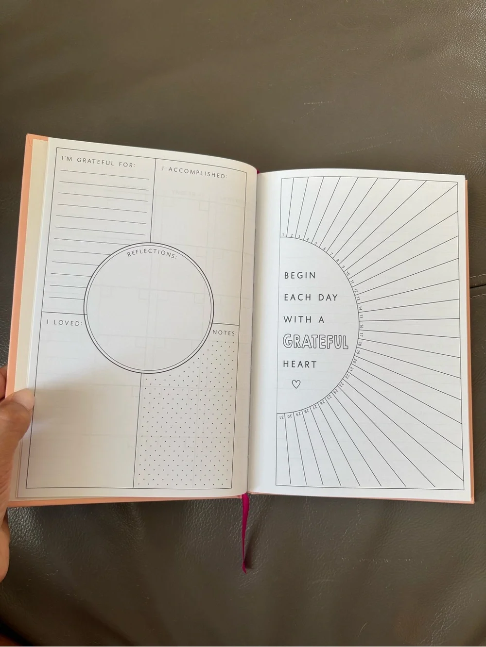 Find Your Happy Pink Hardcover Journal